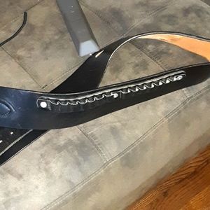 BLACK LEATHER AMMO BELT NRMINT